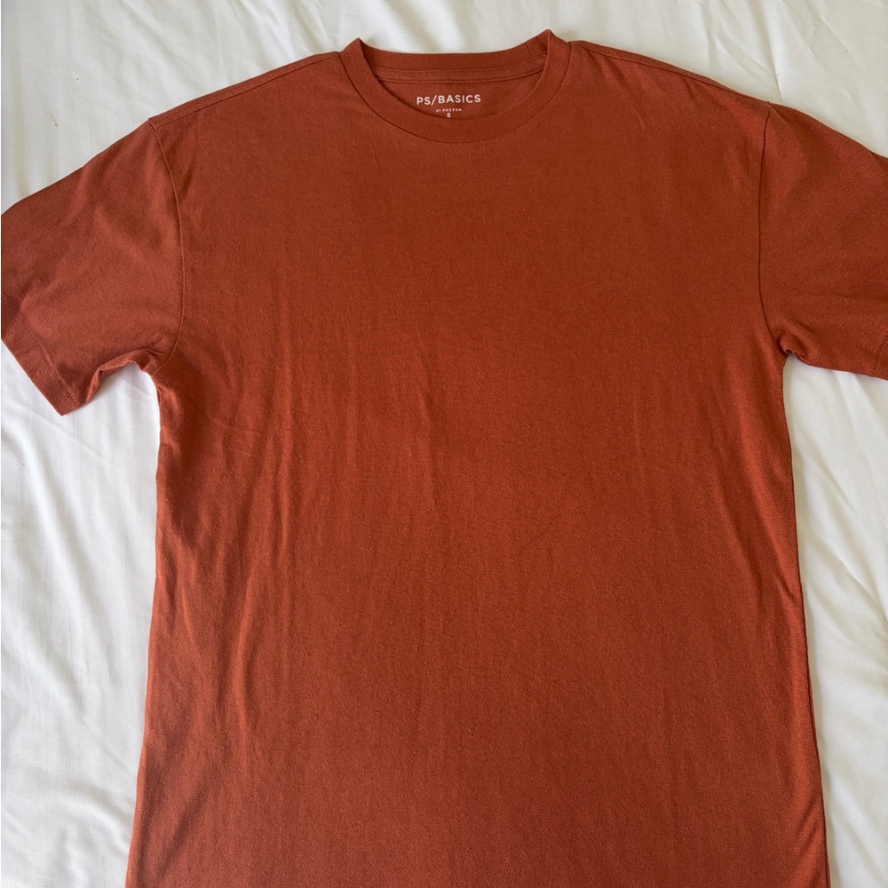 PacSun Men's Rust Short Sleeve Tee